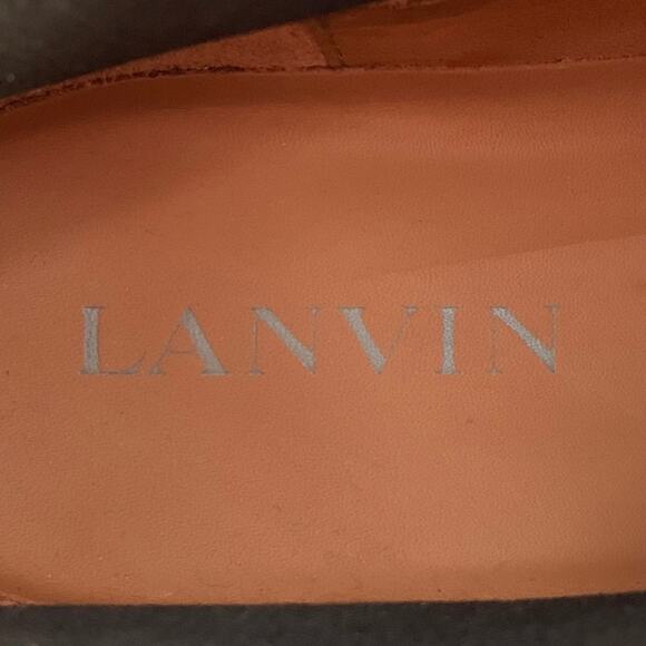 LANVIN Size 9 Cognac Brown Leather Pull On Boots main image 8